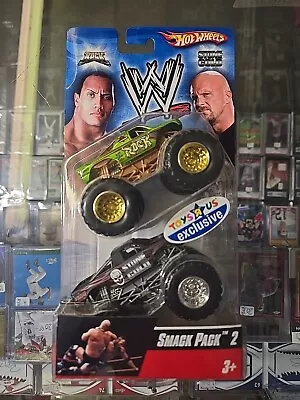 Buy Hot Wheels 2007 Smack Pack 2 WWE Monster Jam The Rock Stone Cold Steve Austin • 93.19£