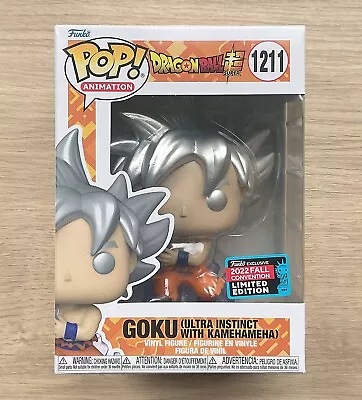 Buy Funko Pop Dragon Ball Z Goku Ultra Instinct With Kamehameha NYCC #1211 • 34.99£