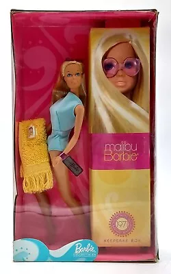 Buy NrfB Mattel 56061 Reproduction Barbie Doll With Keepsake Box: 1971 Malibu Barbie • 80.98£