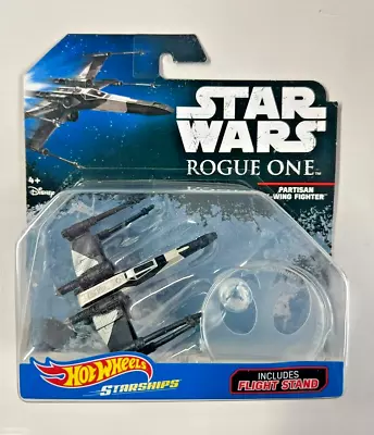 Buy Star Wars Hot Wheels Rogue One Partisan X-Wing Fighter Brand New And Sealed • 9.95£