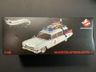 Buy Hotwheels Elite 1/18 Ghostbusters Ecto-1 W1176 • 429.81£