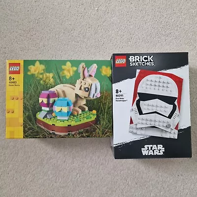 Buy LEGO - 40463 & 40391 -  Star Wars Brick Sketch Easter Bunny New & Sealed • 19.99£