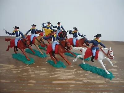 Buy TIMPO WILD WEST 1ST ISSUE 7 MOUNTED US / 7th CAVALRY SOLDIERS • 60£