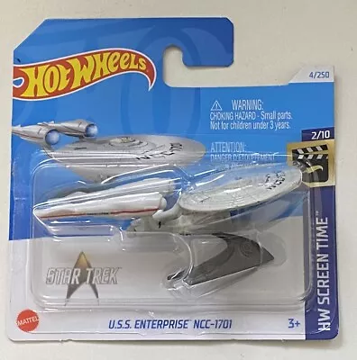Buy Hot Wheels  USS ENTERPRISE NCC-1701 Star Trek White 2024 4/250 CaseA • 2.35£