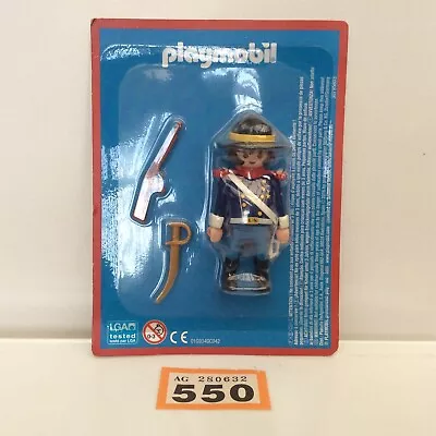 Buy Playmobil Western Union Soldier Officer Blister Pack USA Military Civil War RARE • 65£