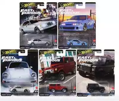 Buy Hot Wheels Premium Fast & Furious Set Of 5 Cars - 1 Of Car Paper Card Is Bend • 42.95£