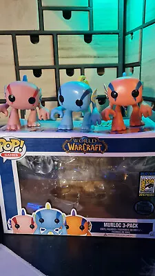 Buy Funko Pop! World Of Warcraft 3 Pack Murloc 2015 ADCC Exclusive 2016 Pieces • 150£