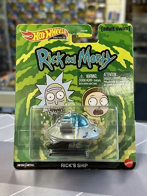 Buy Hot Wheels Premium Rick And Morty [Adult Swim] Rick's Ship Retro Entertainment • 11.99£