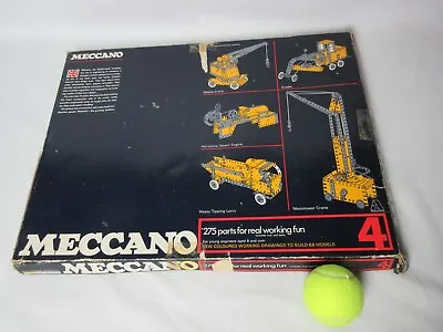 Buy Meccano Set 4 In Box, No Instructions • 19.50£