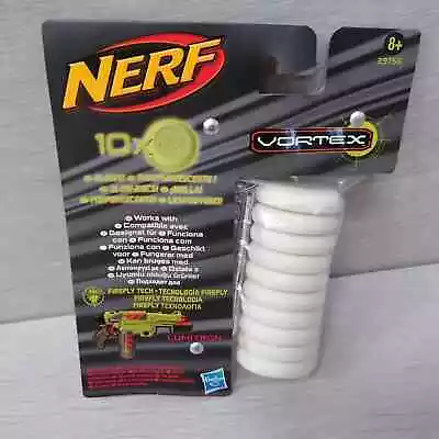 Buy NERF 39756148 Vortex Glow In The Dark Disc Refill Pack • 4.50£