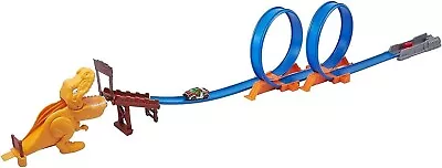 Buy T Rex Attack Playset, Double Looping Track, Exciting Track Layout • 15.99£