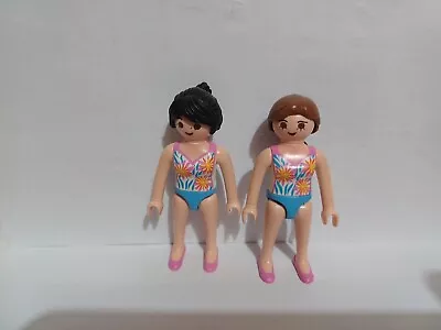 Buy Playmobil 2 Figures Girls Swim Wear • 1.50£