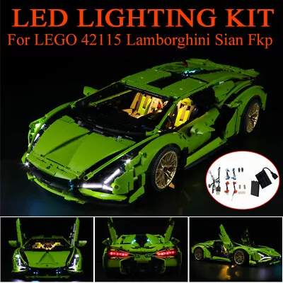 Buy LED Light Kit For Lamborghini Sian FKP - Compatible With LEGO 42115 Set • 25.18£