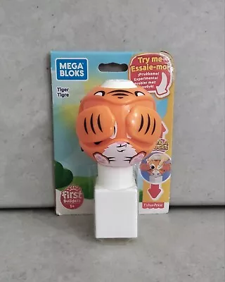 Buy Fisher Price - Mega Bloks - Peek-A-Blocks - Tiger BNIB • 4.95£