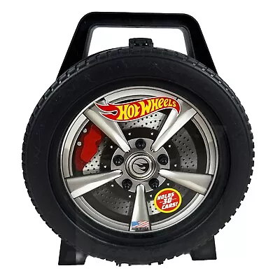 Buy Hot Wheels 30 Car Tire Shaped Storage Case Holder Mattel Wheel Black Made In USA • 9.18£