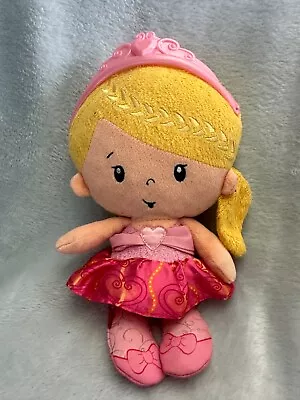 Buy Fisher-Price My First Little Princess Chime Rattle Rag Doll Pink Soft Toy • 8.99£