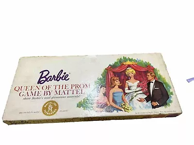 Buy Vintage Barbie Queen Of The Prom Game By Mattel 1963 Toymakers Original Board • 140.71£