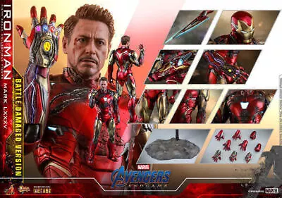 Buy Movie Masterpiece Diecast Hot Toys 1/6 Iron Man Mark 85 Battle Damage Version Av • 344.34£