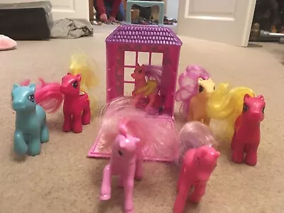 Buy My Little Pony Vintage Morning Glory Carry Case House And 7 Horses • 8.99£