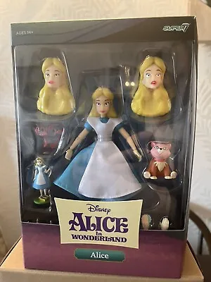 Buy Alice In Wonderland Disney Ultimates Super7 Figure The Tea Time Mad Hatter Alice • 40£