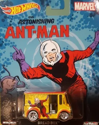 Buy Hot Wheels Pop Culture Bread Box 1:64 Ant-Man Marvel Real Riders Metal Bottom  • 11.17£