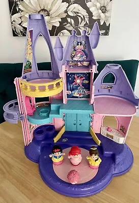 Buy Fisher Price Little People Disney Princess Musical Castle + 3 Figures • 8.99£