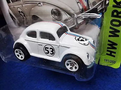 Buy Hot Wheels The Love Bug Volkswagen Beetle HW Workshop Car Short Card • 14£