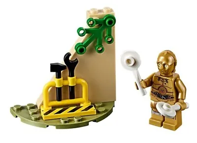 Buy Genuine Lego Star Wars Minifigure - C-3po Protocol Droid Ground Crew - Set 75247 • 8.95£