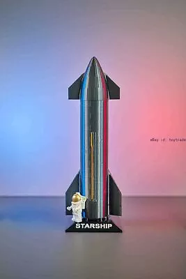 Buy Hot Toy 1:200 Scale SpaceX Starship SN9 Rocket Model 25cm/10inch • 78.47£