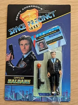 Buy Gerry Andersons Space Precinct 2040 Officer Haldane 1994 Sealed & Carded Figure • 7.99£