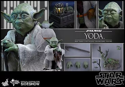 Buy Hot Toys 1/6 Star Wars Episode V The Empire Strikes Back MMS369 Yoda Figure  • 299£