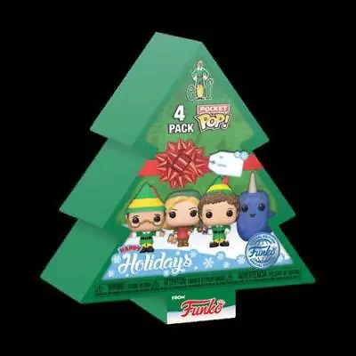 Buy Funko Pop: Elf - Tree Holiday Pocket 4pk Box Set %au% • 45.49£