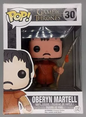 Buy Funko POP #30 Oberyn Martell - Game Of Thrones Damaged Box - Includes Protector • 32.99£