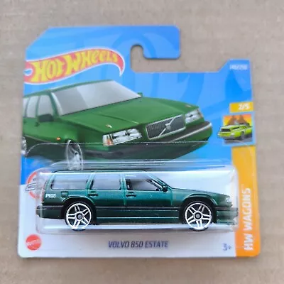 Buy 2022 Hot Wheels SHORT CARD HW RACE DAY VOLVO 850 ESTATE GREEN 2/5 • 9.59£