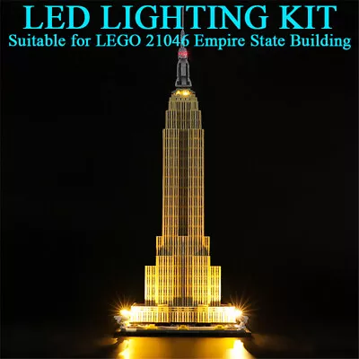 Buy DIY LED Light Kit For LEGOs 21046 Architecture Empire State Building • 19.12£