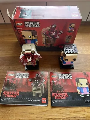 Buy Lego Stranger Things Eleven And Demogorgon. Brickheadz 40549 • 0.99£