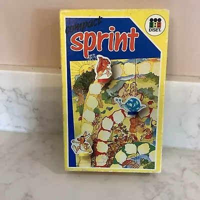Buy Compact Sprint Vintage Tortoise Vs Hare Board Game - Complete Diset • 10.99£
