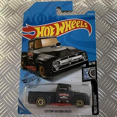 Buy Hot Wheels Custom ‘56 Ford Truck 1:64 Mattel Diecast Long Card • 7£