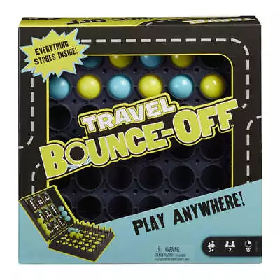 Buy Travel Bounce-Off Play Anywhere Mattel Board Game • 4.99£