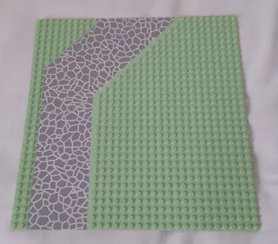 Buy Lego Base Plate 32 X 32 Pale Green Grey Crazy Paving Grass Friends • 11£