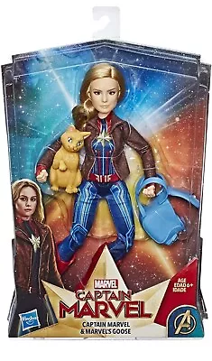 Buy Captain Marvel And Goose Doll Figure HASBRO NEW 2018 • 6.99£