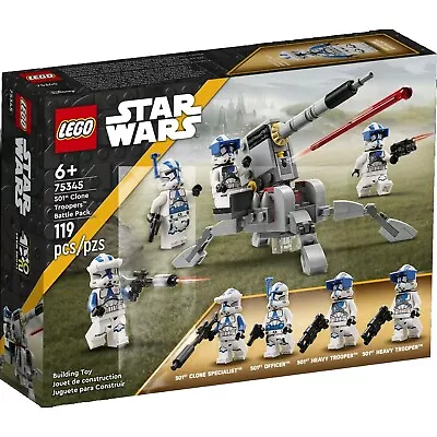 Buy LEGO Star Wars: 501st Clone Troopers Battle Pack (75345) Brand New & Sealed • 15.99£