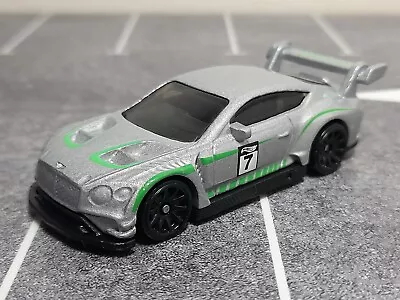 Buy Hot Wheels Bentley Continental GT3 2019 Silver 1/64 New Loose • 4.99£