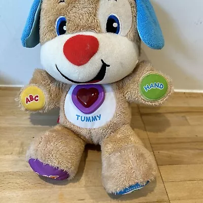 Buy Fisher Price Smart Stages Interactive Puppy Teddy Bear Baby Toy Learn 123 ABC • 9.99£