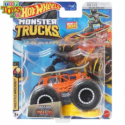 Buy Hot Wheels Monster Trucks Board To Be Wild 1:64 Scale Diecast Model Car • 10.95£