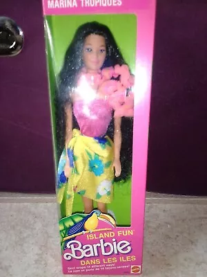 Buy Vintage Mattel Barbie Island Fun Marina (Miko)/1987 Doll • 42.15£