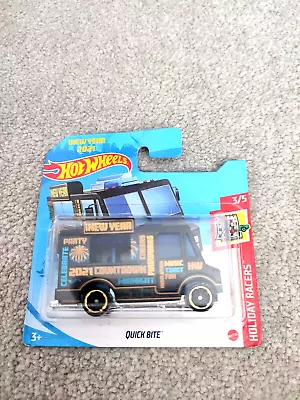 Buy 2021 Mattel Hot Wheels Diecast - New Year Quick Bite Van - Holiday Racers - Mosc • 5£