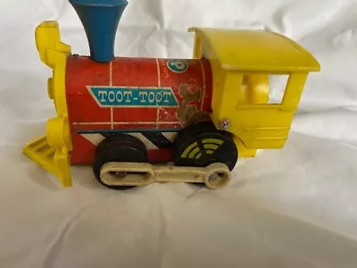 Buy Vintage 1964 Fisher Price Toot Toot Train Engine Pull Toy 643 PLAYED WITH CON • 0.99£