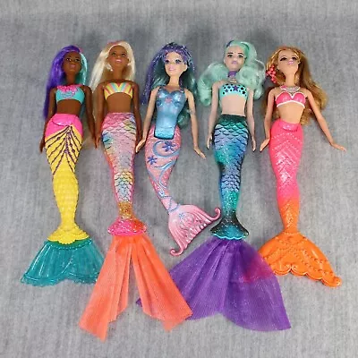 Buy Barbie Mattel Mermaid Doll Original 5x Modern 2000s Lot • 35.36£