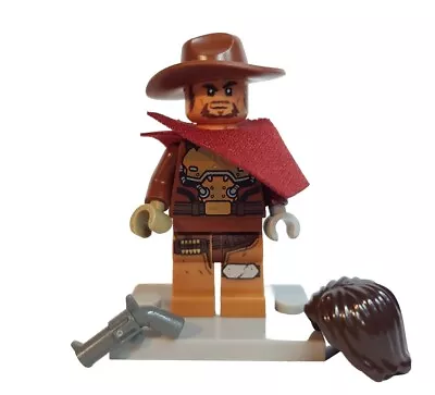 Buy New LEGO Minifigure JESSE MCCREE Cole Cassidy Ow007 Overwatch 75972 Cowboy • 11.90£